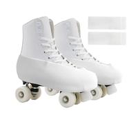 Fundas para botas de patinaje sobre hielo, borde elástico, construcción de envoltura acolchada flexible, ayuda para prevenir el óxido para jóvenes, jóvenes, atletas mayores, entrenamiento, recreación