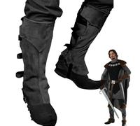 Fundas para botas renacentistas, ajustables para botas piratas, ropa de disfraz para cosplay, fiesta gótica, fotografía, renacentista, vacaciones, otoño, festivales, actuaciones escénicas
