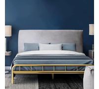 Fundas para cabecero de cama doble, tamaño King, individual, Queen, funda elástica de terciopelo para cabecera de cama, a prueba de polvo, todo incluido, funda universal para cabecero de cama para