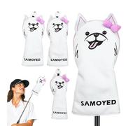 Fundas para cabeza de de golf para bosques, 4 fundas para cabeza de perro para palos de golf, fundas impermeables de felpa suave para hombres y mujeres