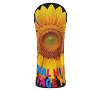 Fundas para cabeza de golf con etiqueta de número, diseñadas para adaptarse a todas las maderas y conductores, Mes Nacional de la Herencia Hispana, banderas latinas, girasol