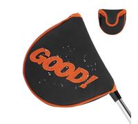 Fundas para cabeza de palo de golf, accesorios de cierre medio magnético, cubierta de putter de eje central, diseño de cambio rápido, ideal para coche, curso, práctica, entrenamiento, deportes al aire