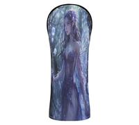 Fundas para cabeza de palo de golf de piel sintética con etiquetas de números para conductor Fairway Hybrid Wood Fairy Game Anime Girl