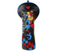 Fundas para cabeza de palo de golf para conductor 460CC DR #1, cierre elástico, piel sintética, patrón de Joker 2