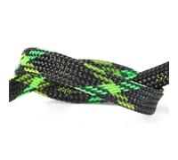 Fundas para Cables 2mm Colorful Braid Sleeve Nylon Snakeskin Mesh Insulate Retractable Shockproof Expandable Wire Protector Cable(Black UV GN YL Cross,20 Meters)