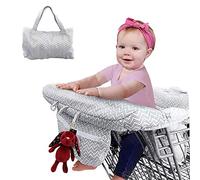 Fundas para carrito de compras de bebé, para silla alta y carrito de bebé, Gris