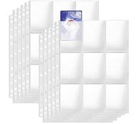 Fundas para Cartas 720 Cuadrícula 40 Pagine, Fundas Cartas A4 70 * 93mm Almacenamiento Colección Paginas Del Album para Tarjetas de Colección de Juegos de Cartas Coleccionables