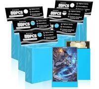 Fundas para cartas coleccionables de ajuste perfecto, fundas mate TCG, protector suave de tarjetas deportivas para tarjetas fotográficas, fácil de barajar y apilar mientras juegas a las cartas, fundas