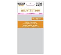 Fundas para cartas de tarot francés de alta calidad, 61 x 112 mm, 110 fundas por paquete