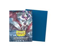 Fundas Para Cartas Standard Dragon Shield Mate Duales Cobalto Plata 100ct