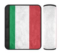 Fundas para cinturón de seguridad de coche, 2 piezas, almohadilla suave para cinturón de seguridad para adultos y niños, bandera de Italia