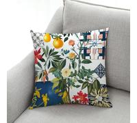 Fundas para Cojines De 50X50 Cm Limonero Cremallera Oculta, Estampado Digital Vívido & Resistente A Arrugas - Fundas Decorativas Transpirables para Sofá, Cama, Oficina