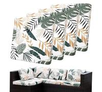 Fundas Para Cojines De Muebles De Patio 4 Piezas Cubierta de Repuesto