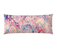 Fundas para Cojines Rosa Funda Almohada Burdeos Cojines Decorativos Funda de Almohada 40x145cm, Terciopelo con Cremallera Oculta Suave y CóModa Lavable en Máquina Adecuado Regalos para Mujeres T135