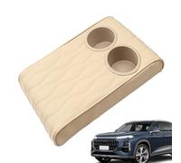Fundas para Consola de Coche, Multifuncional para portavasos Doble, Almohadilla de Consola Central para automóvil, para Interiores y Exteriores, Garaje, camión, SUV