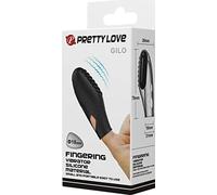 Pretty Love – Vibrador de dedo Gilo – Silicona – Negro