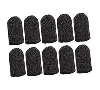 Fundas para Dedos para Juegos de Teléfono, 10 Piezas Negras