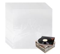 Fundas para discos de vinilo, 100 unidades, fundas protectoras de LP, fundas de vinilo, fundas interiores, discos de vinilo para discos de 12 pulgadas, fundas de vinilo, Blanco