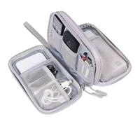 Fundas para Discos Duros Externos, Estuche Portátil de Viaje, Bolsa de Viaje Antigolpes Estuche Rígido, Fundas para Discos SSD, Fundas para Western Digital WD Elements/WD My Passport HDD (Gris)
