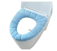Fundas para el asiento del inodoro, Cojín de asiento inodoro punto invierno lavable multicolor(S2)