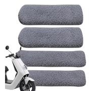 Fundas Para Empuñaduras De Motocicleta,Suave Y Aterciopelado Para Clima Frío,Fundas Para Empuñaduras De Manillar De Moto Para Conducción | Para Hombres y Mujeres Entusiastas del Aire Libre Desplazamie