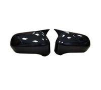 Fundas para espejo retrovisor compatibles con Civic 8th 2005-2011, cubierta de espejo retrovisor de coche, calcomanía para puerta trasera, aspecto de fibra de carbono, negro (sin carbono claro) (sin
