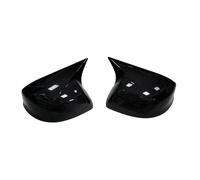 Fundas para espejos retrovisores compatibles con CIVIC 2012-2014, cubierta de espejo retrovisor de coche, tapa de ala, calcomanía exterior, funda de visión trasera, fibra de carbono, negro (sin negro