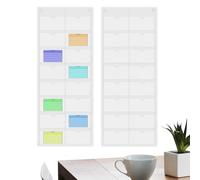 Fundas para Fichas de Índice Organizador de Pared con Dieciséis Bolsillos