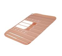 Fundas para fregaderos de baño para encimera de fregadero, fundas plegables de silicona, organizadores de maquillaje, alfombrilla de cepillo, cubierta superior plegable, ahorro de espacio, tapetes