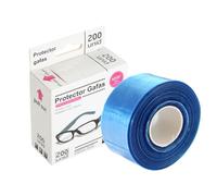 Fundas para gafas desechables, fundas para brazos de gafas desechables profesionales para peluquería, fundas para gafas para teñir el cabello, brazos de repuesto para gafas de 15 x 3 cm/5,9 x 1,2