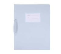 Fundas para informes con clip plegable, 1 paquete de carpetas de presentación con parte frontal transparente para/letra, formato 22,6 x 30 cm, capacidad de 40 hojas, sin perforación, escritorio con