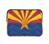 Fundas para laptop de 13 a 14 pulgadas de grosor, bandera del estado de Arizona (EE.UU.), funda para computadora con cremallera para viajes y trabajo