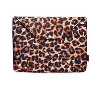 Fundas para libros con estampado de leopardo Estampado de guepardo Regalos para mujeres amantes de los libros Protector de libros acolchado con cremallera, Fundas para libros, 11,4 x 9 pulgadas