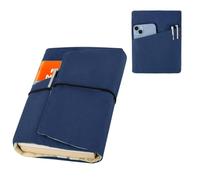 Fundas para libros de tapa blanda, protector reutilizable para libros blandos (azul real, 10.5 x 2 pulgadas)