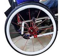 Fundas para llantas de silla de ruedas, accesorios de anillo de empuje para un mejor agarre y tracción, 1 par