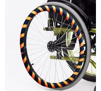 Fundas para llantas de silla de ruedas, accesorios de protección para un mejor agarre y tracción, 1 par, M, 20 pulgadas