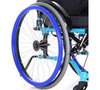 Fundas para llantas de silla de ruedas - Accesorios de protección para un mejor agarre y tracción, 1 par, D, 22 pulgadas