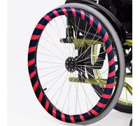 Fundas para llantas de silla de ruedas, accesorios de protección para un mejor agarre y tracción, 1 par