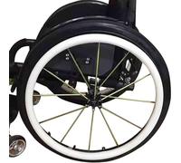 Fundas para llantas de silla de ruedas, antideslizantes, resistentes al desgaste, mejoran el agarre y la tracción, fáciles de instalar, 1 par