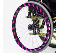 Fundas para llantas de silla de ruedas, antideslizantes, resistentes al desgaste, mejoran el agarre y la tracción, fáciles de instalar, 1 par