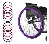 Fundas para llantas de silla de ruedas, antideslizantes, resistentes al desgaste, para una mejor tracción, 1 par