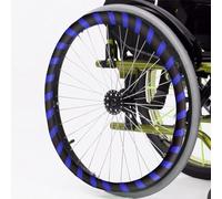 Fundas para llantas de silla de ruedas, antideslizantes, resistentes al desgaste, para una mejor tracción, 1 par