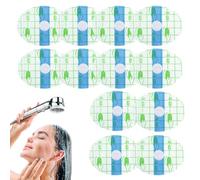 Fundas para los oídos para ducha, parches impermeables para los oídos, protección transparente y transpirable, protectores de oídos para natación, 100 tapones ajustables para los oídos para niños