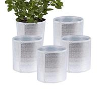 Fundas para macetas de invierno, 5 piezas reutilizables de papel de aluminio, protectores para arbustos | Funda anticongelante para macetas para clima frío al aire libre y balcón