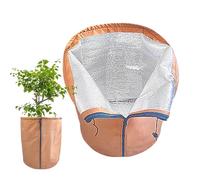 Fundas para Macetas De Invierno,Funda De Protección Térmica - Bolsas De Protección contra Heladas para Plantas con Cierre De Cordón,para Jardín Invierno Árboles Frutales Arbustos Maceta Clima