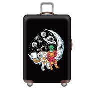Fundas para Maletas,Astronauta Espacio Exterior Planetas Funda EláStica para Maleta,Resistente A ArañAzos Funda Maleta,Accesorios Protectores para Equipaje para NiñOs Adultos (Color 1,XL(29-32inch))
