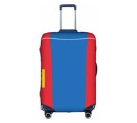 Fundas para maletas con bandera de Mongolia, impresiones de personalidad de moda, adecuadas para negocios y uso al aire libre, White, XL