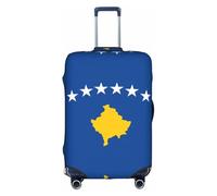 Fundas para maletas con diseño de bandera de Kosovo, ideales para negocios y uso al aire libre, White, XL