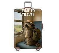 Fundas para Maletas con Estampado De Animales,Antipolvo Y AntiarañAzos,EláSticas,Funda Maleta,con DiseñO De Dibujos Animados para Mascotas,Luggage Cover para NiñOs Y Adultos (Color 4,L(25-28inch))