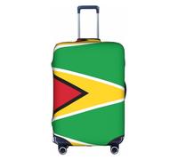 Fundas para maletas de la bandera de Guyana, estampadas de personalidad a la moda, adecuadas para negocios y uso al aire libre, White, M